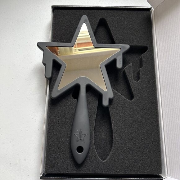 Jeffree Star NIB Hand Mirror Soft Touch Concealer Lipstick Eyeshadow & Powder - Picture 2 of 16